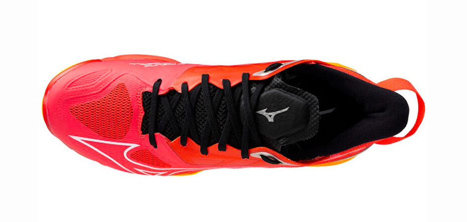 Pánská sálová obuv Mizuno  WAVE MIRAGE 5 Radiant Red/White/Carrot Curl  EUR 48,5 - main (2)