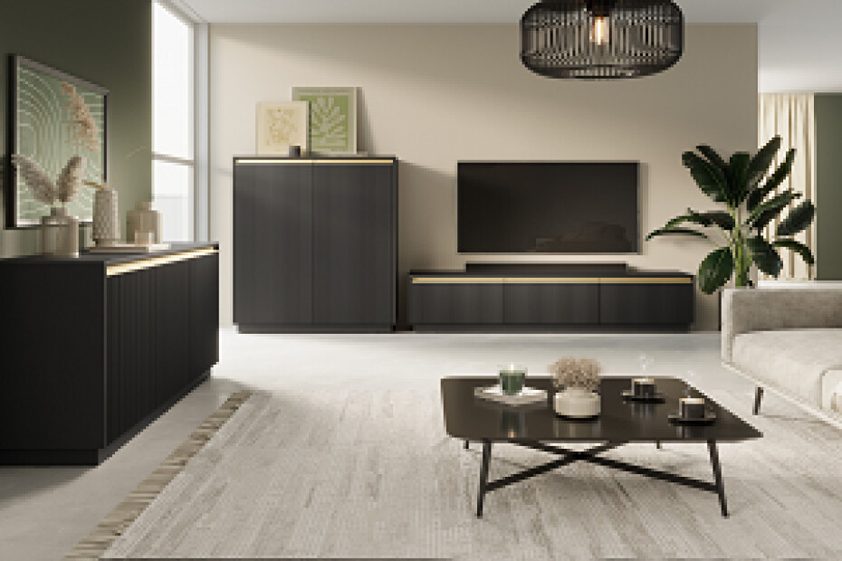 ArtPS Komoda SHOWY KW104 | černá - main (1)