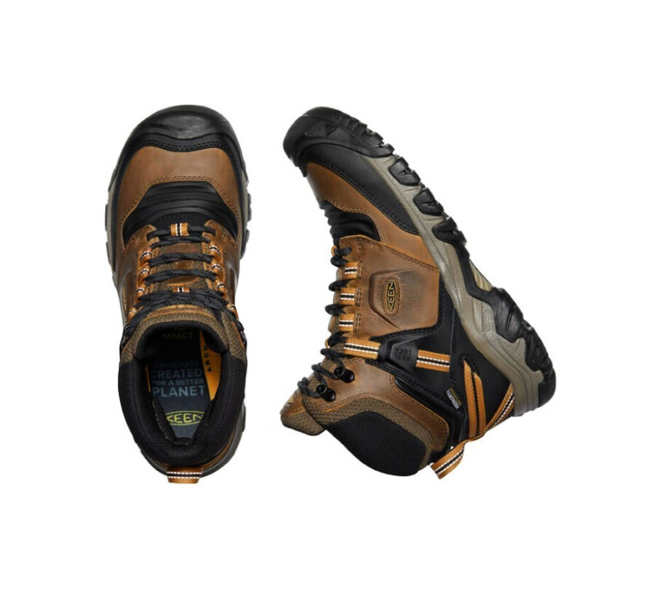 Pánská outdoorová obuv Keen Ridge Flex Mid Wp Bison/Golden Brown  US 9,5 - main (2)
