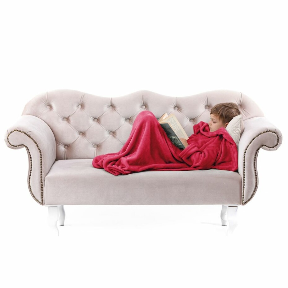 Decoking Deka s rukávy Lazy Kids červená, 90 x 105 cm - main (5)