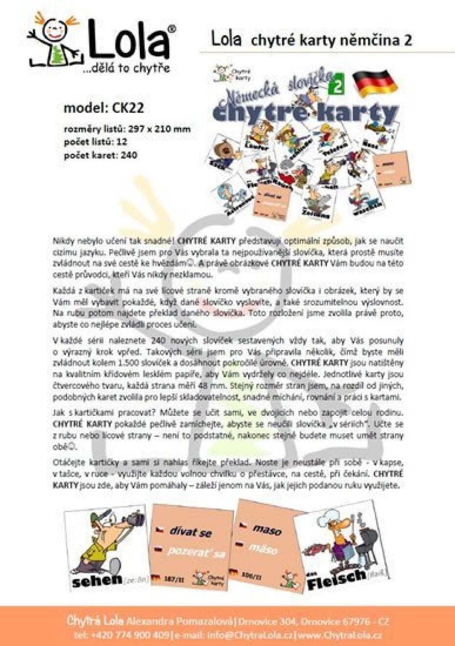Chytré karty - Němčina slovíčka 2 - main (0)