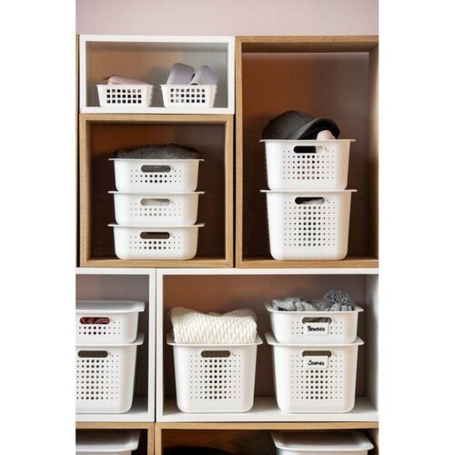 SmartStore Víko k úložnému košíku Modern, bílá, 38 x 28 x 1 cm - main (1)