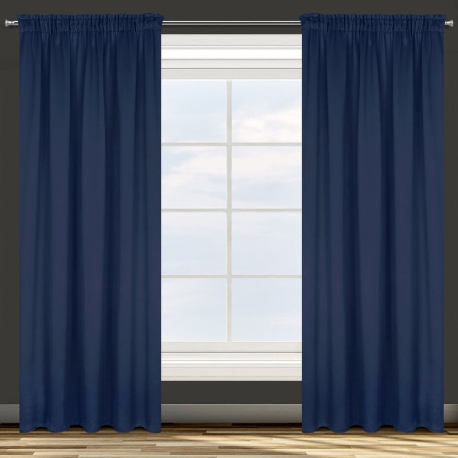ArtFir Zatemňovací závěs PARISA P | tmavě modrá 135 x 270 cm - main (0)