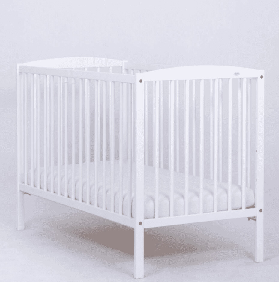 Elvisia Dětská postýlka CLASICO DELUXE | bílá 60 x 120 cm - main (4)