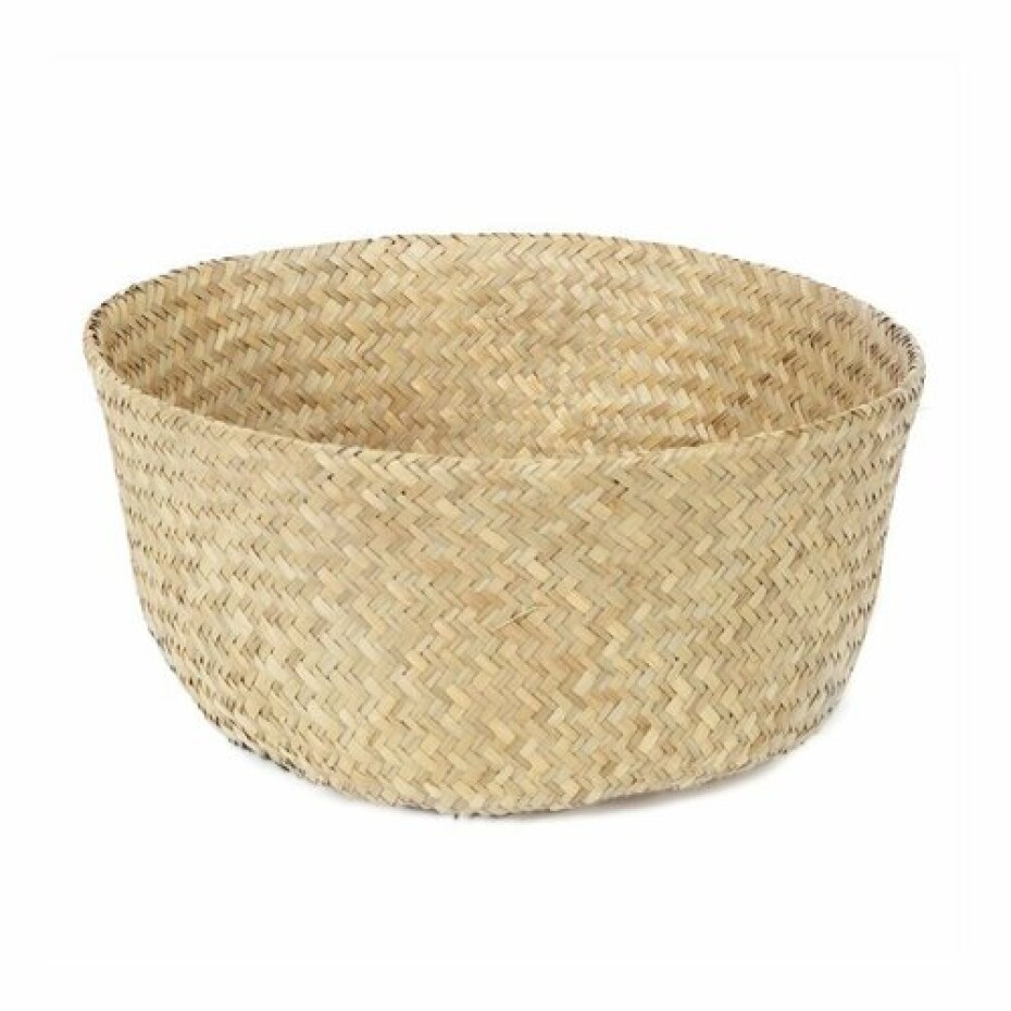 Compactor Pletený úložný košík z mořské trávy Belly, 35 x 32 cm, přírodní, M - main (4)