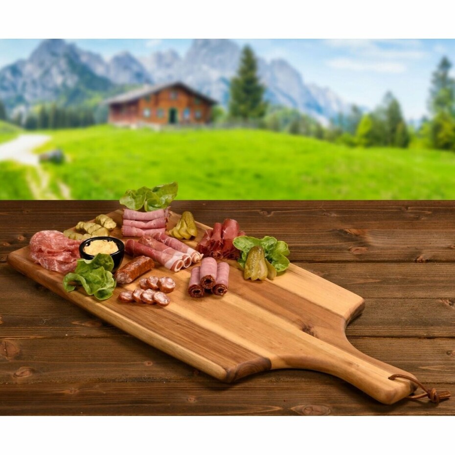 Kesper 28198 Prkénko na krájení a servírování, 55 x 25 x 1,8 cm - main (1)