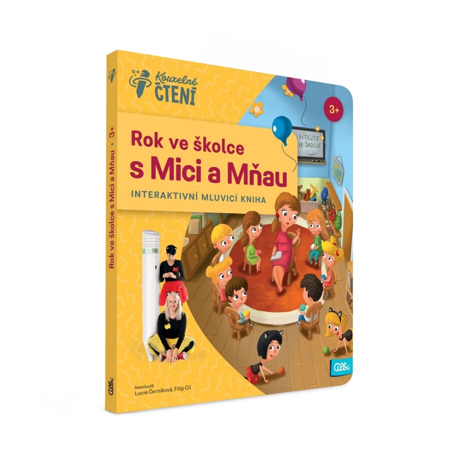 Kouzelné čtení Kniha Rok ve školce s Mici a Mňau - main (1)