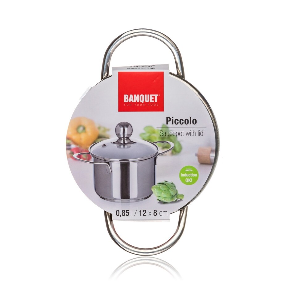 Banquet Nerezový kastrol s poklicí Piccolo, 12 cm, 0,85 l - main (5)