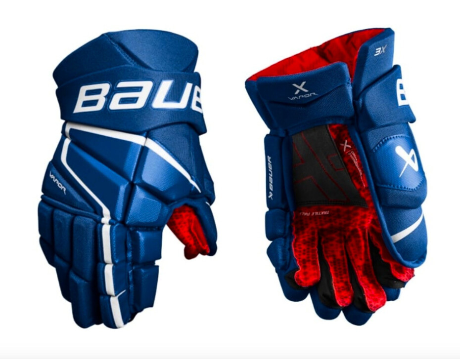 Hokejové rukavice Bauer Vapor 3X - MTO Blue Senior 15 palců - main (1)