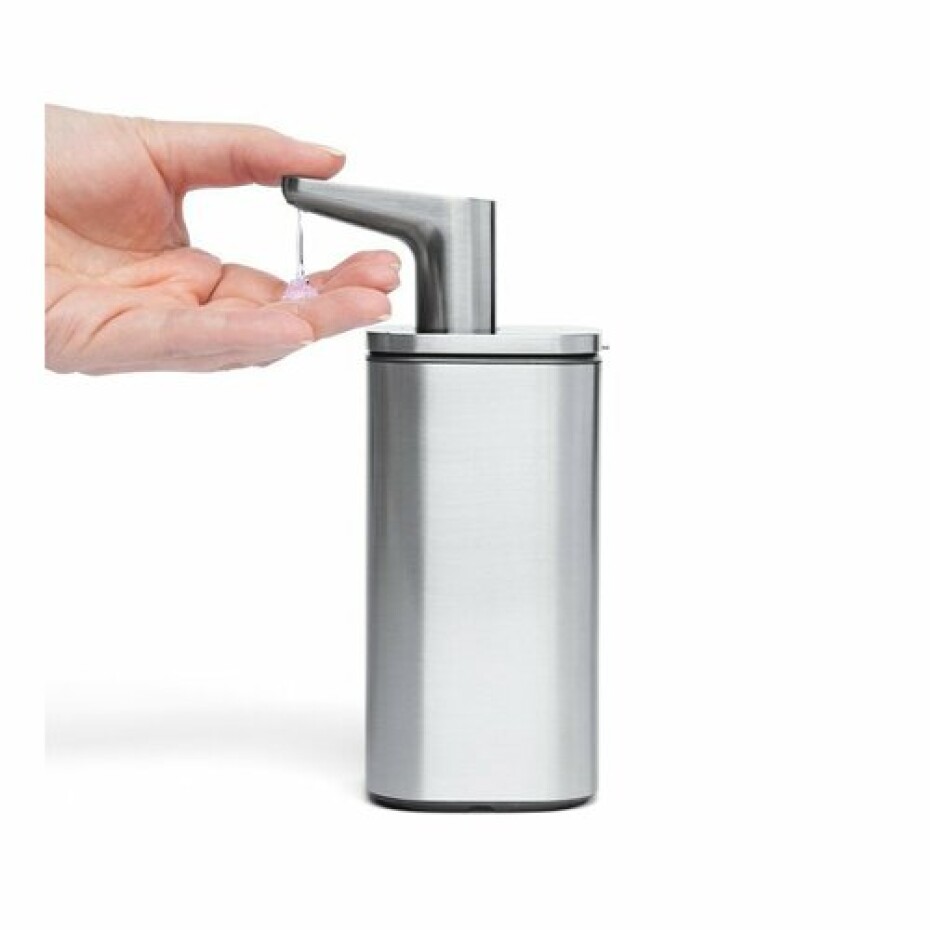 Simplehuman Dávkovač mýdla a desinfekce Pulse 295 ml, nerez - main (2)