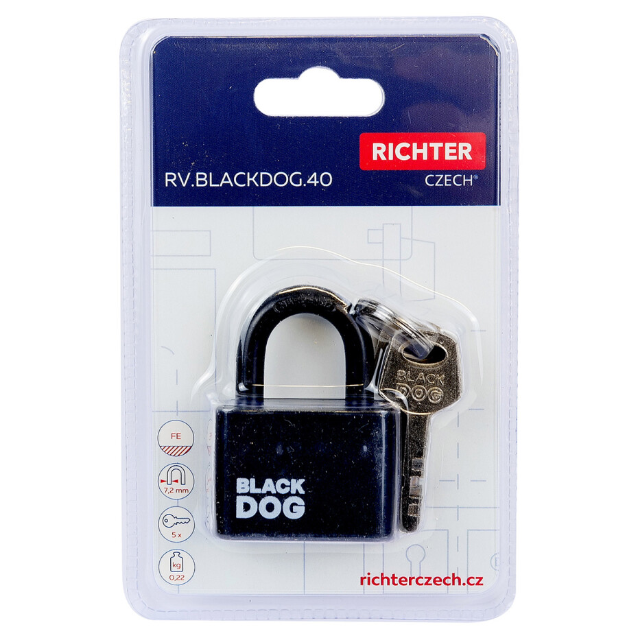 Ocelový visací zámek RV.BLACKDOG.40 - main (2)