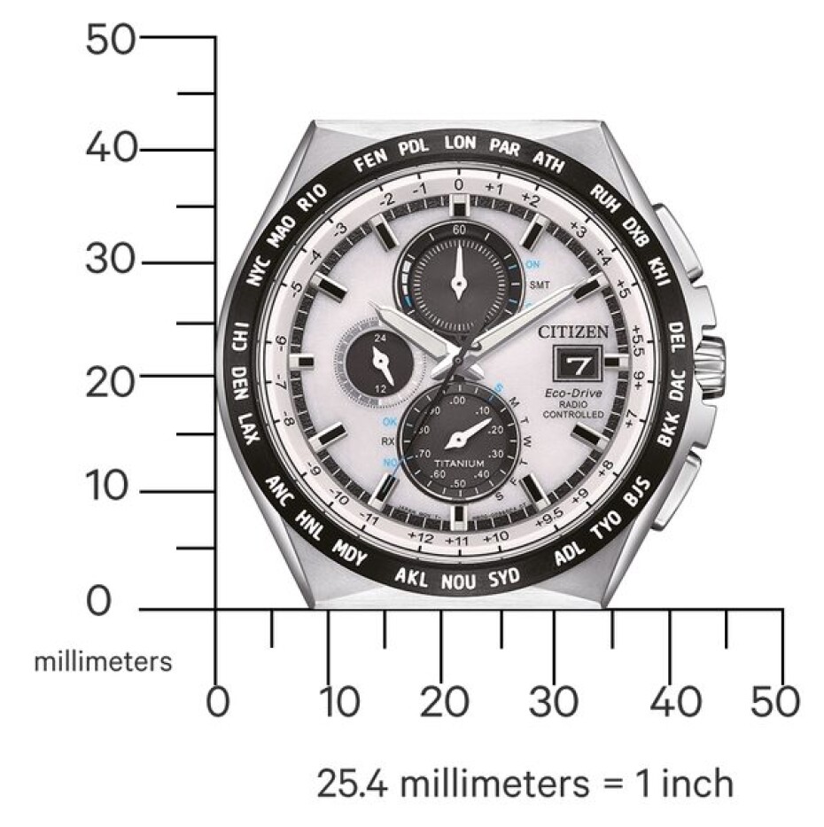 Citizen Worldtime Radio Controlled Super Titanium AT8238-84A - main (16)