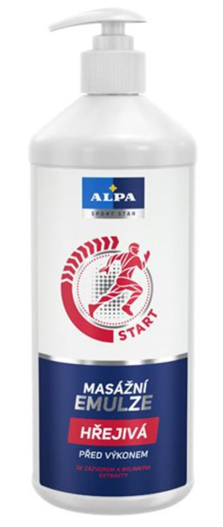 Alpa Masážní Emulze Hřejivá 1 L - main (0)