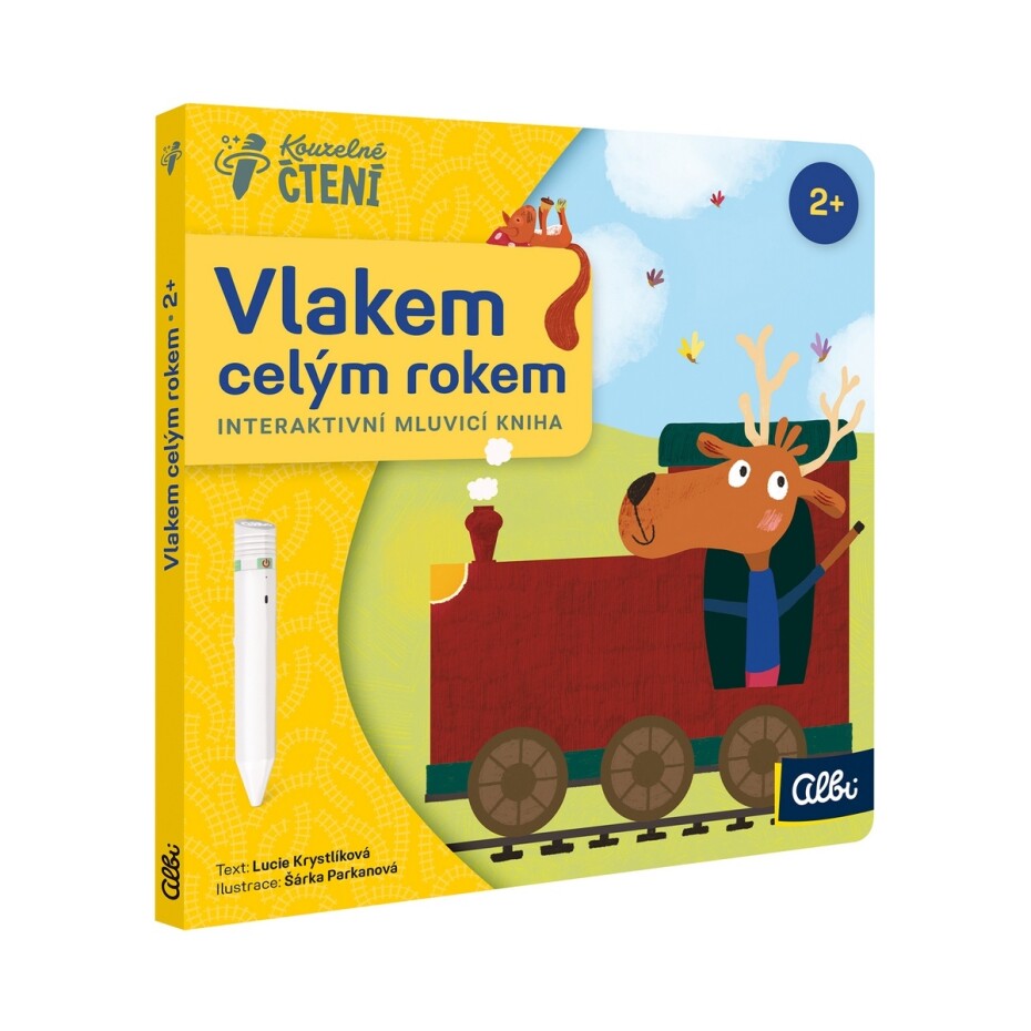 Kouzelné čtení Minikniha – Vlakem celým rokem - main (0)