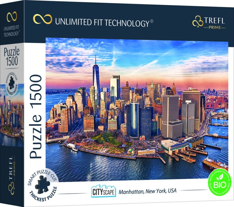 Puzzle Cityscape: Manhattan, New York, USA 1500 dílků - Trefl - main (0)