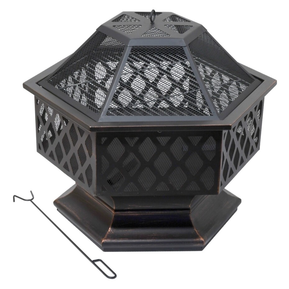 Cattara 13008 Ohniště s poklopem Hexagon, 60,5 x 70 x 62,5 cm - main (0)