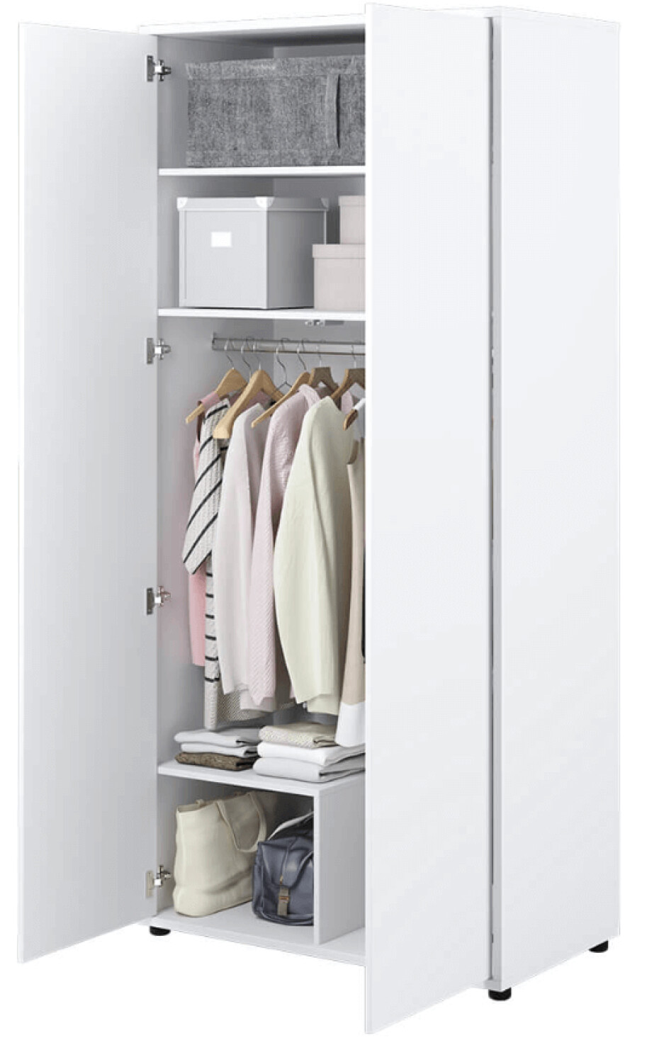 Dig-net nábytek Šatní skříň Lenart BED CONCEPT BC-20 | bílá - main (5)