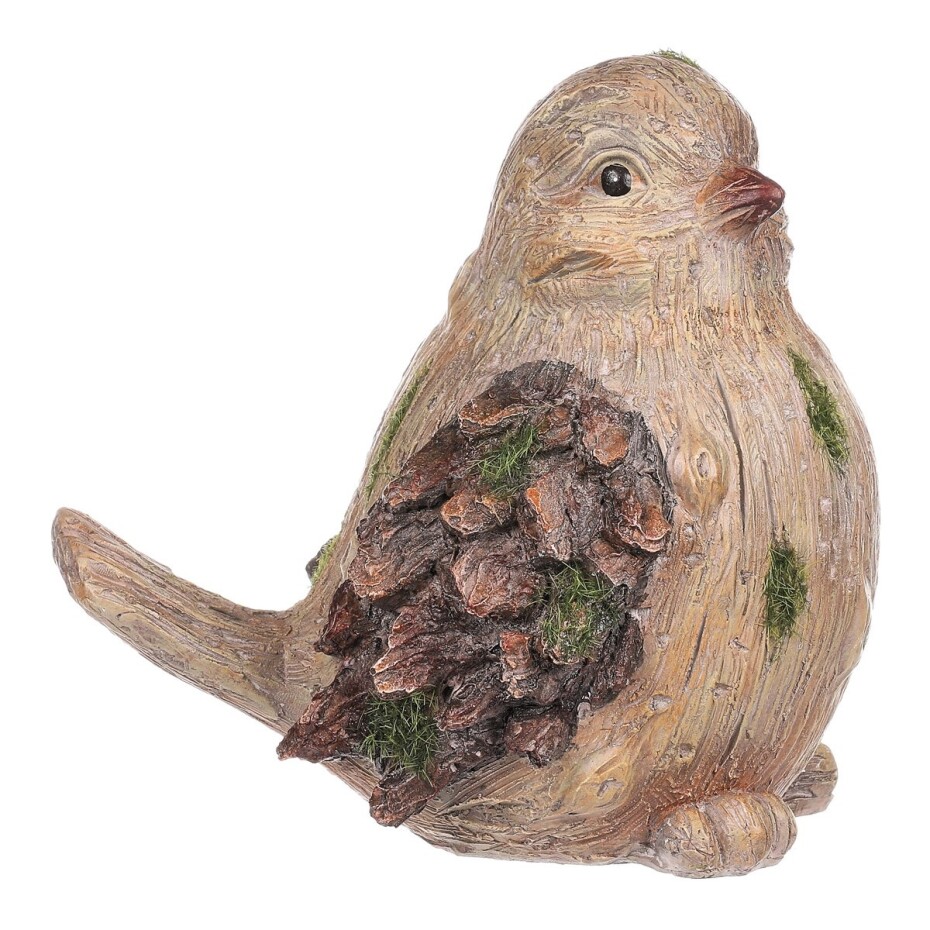 Ptáček dekorace, polyresin, 13 x 17 x 15,5 cm - main (1)