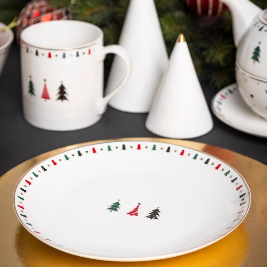 Altom Porcelánový dezertní talíř Modern Tree 20 cm - main (4)