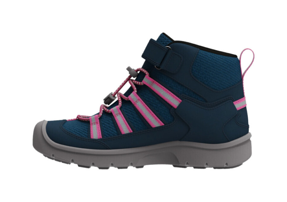 Dětská outdoorová obuv Keen Hikeport 2 Sport Mid Wp Blue Wing Teal/Fruit Dove  US 7 - main (1)