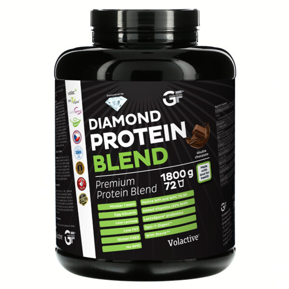 GF Nutrition Diamond Protein Blend 1800 g borůvka - jogurt - main (0)