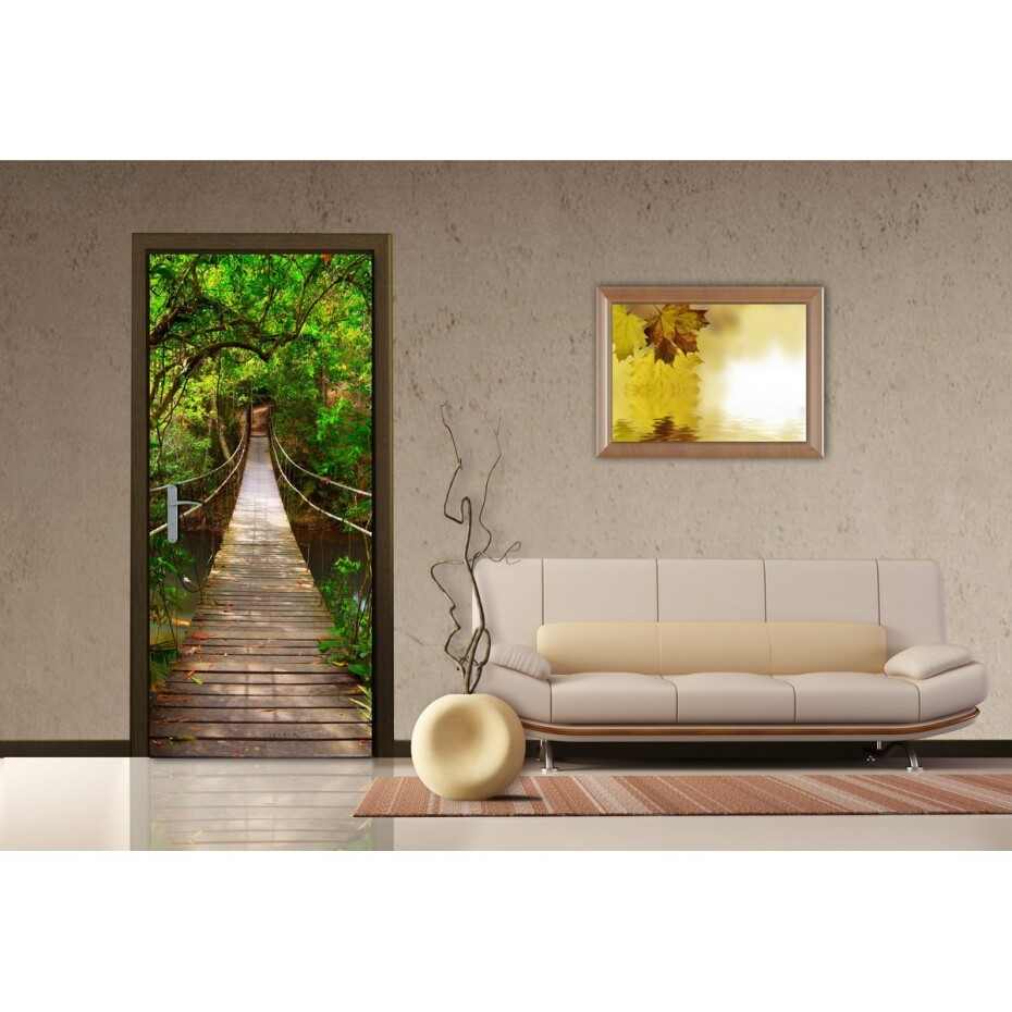 Vertikální fototapeta Green bridge, 90 x 202 cm - main (1)