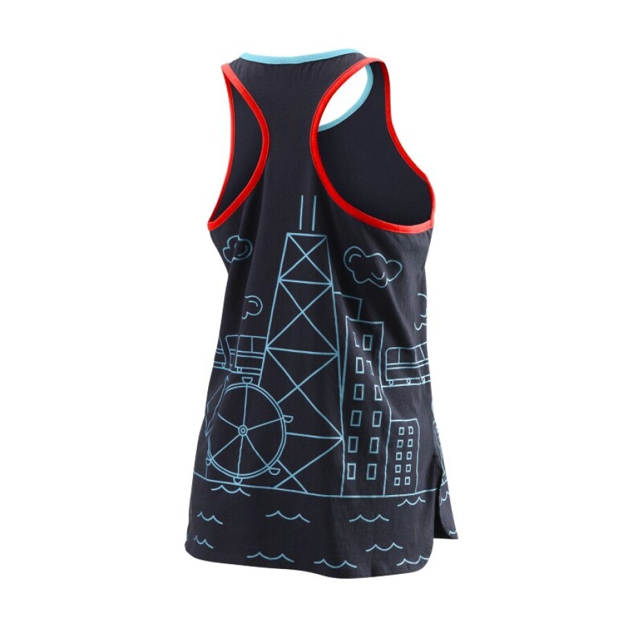 Dámské tílko Wilson  Chi Cotton Tank Outer Space XS - main (1)