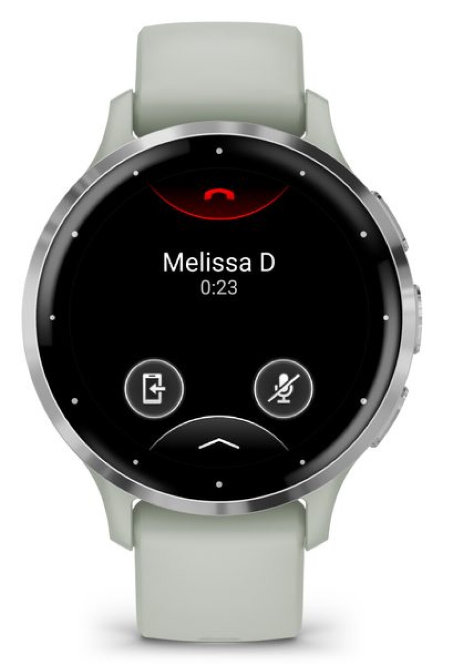 Garmin Venu® 3S Silver/Sage grey, Silicone band 010-02785-01 - main (1)