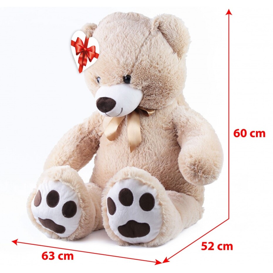 Rappa Velký plyšový medvěd Fido s visačkou, 100 cm - main (3)