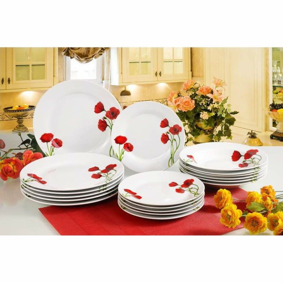 Banquet 18dílná jídelní sada Red Poppy - main (4)