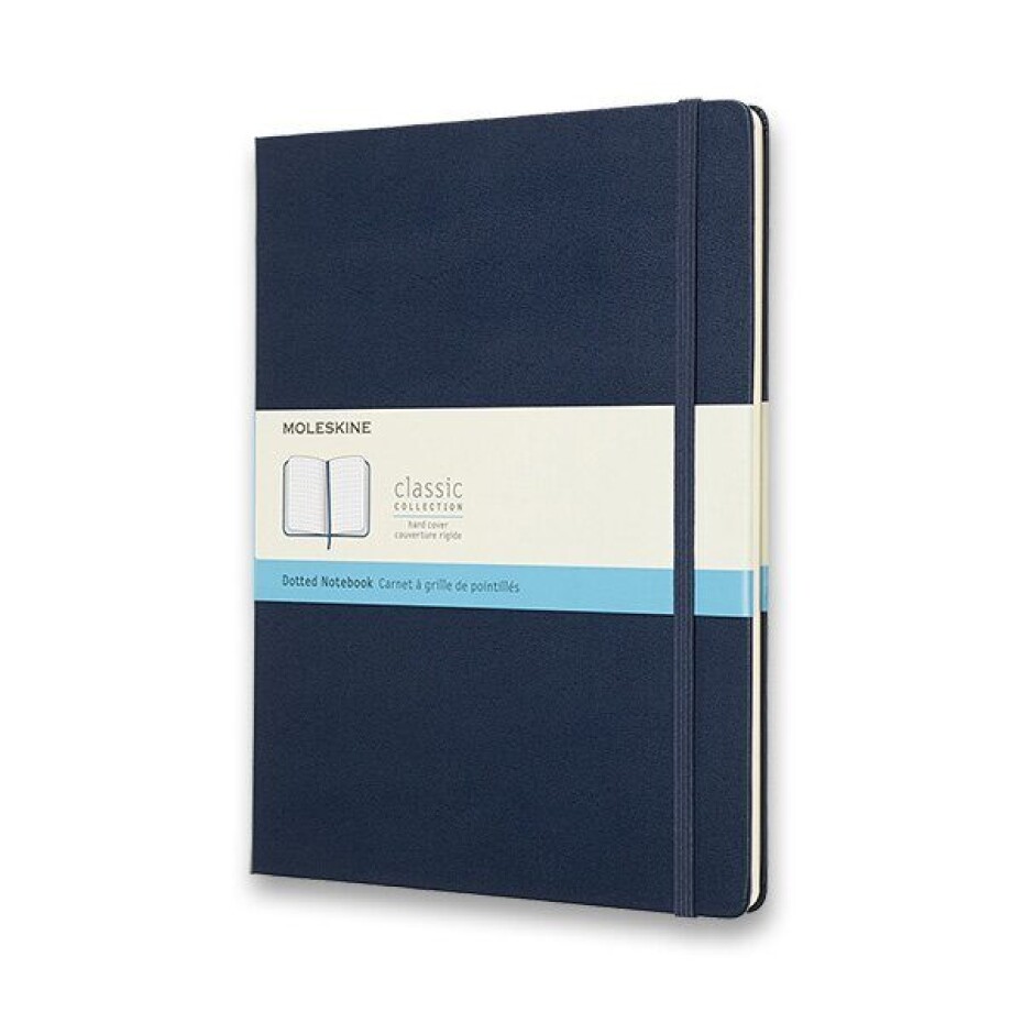 Zápisník Moleskine VÝBĚR BAREV - tvrdé desky - XL, tečkovaný 1331/11194 - Zápisník Moleskine - tvrdé desky černý - main (1)