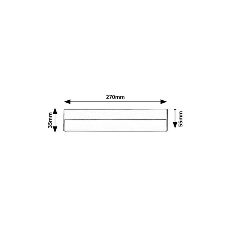 Rabalux 78045 podlinkové LED svítidlo Band 2, 27 cm, černá - main (4)