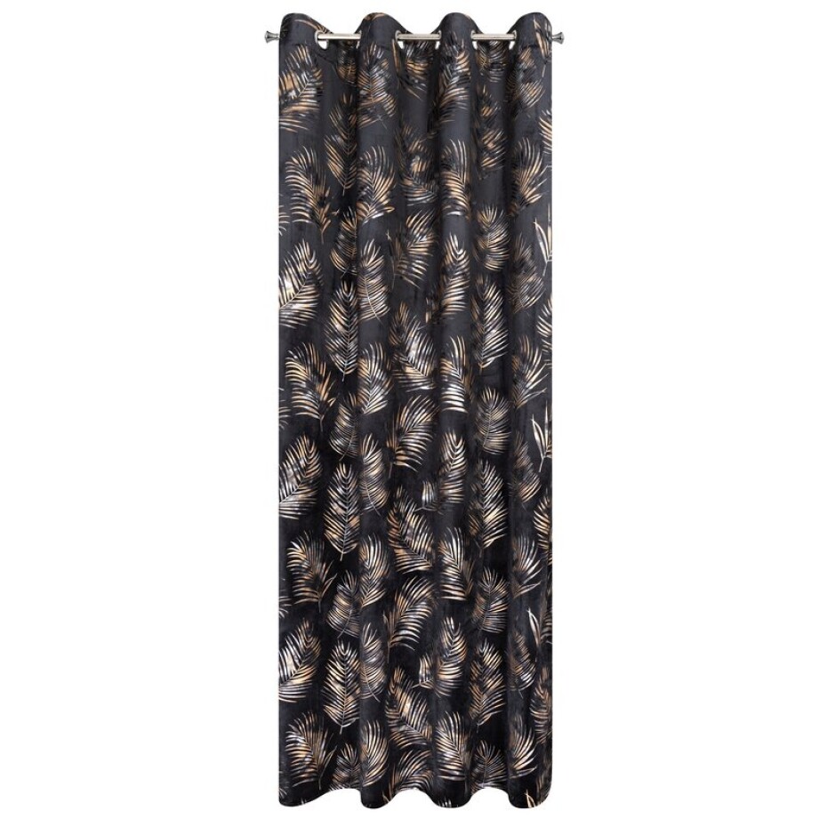 ArtFir Závěs GLORIA 2 | černá 140 x 250 cm - main (3)