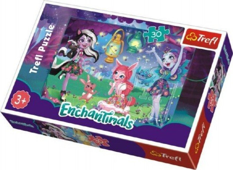 Puzzle Enchantimals 30 dílků v krabičce 21x14x4cm - main (0)
