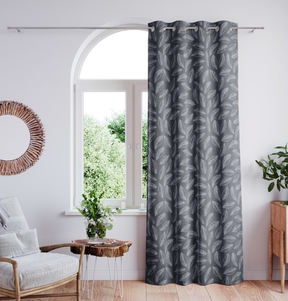 ArtFlhf Stínicí závěs CALM Velvet K | charcoal 140 x 250 cm - main (0)