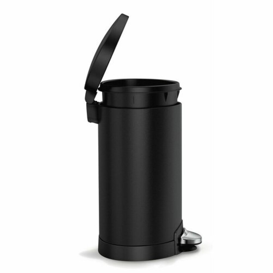 Simplehuman Půlkulatý pedálový koš 6 l, černá - main (1)