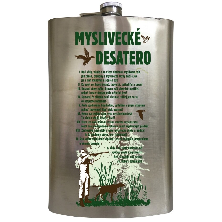 Bohemia Gifts Placatka na alkohol - Myslivec, 1,8 l - main (0)