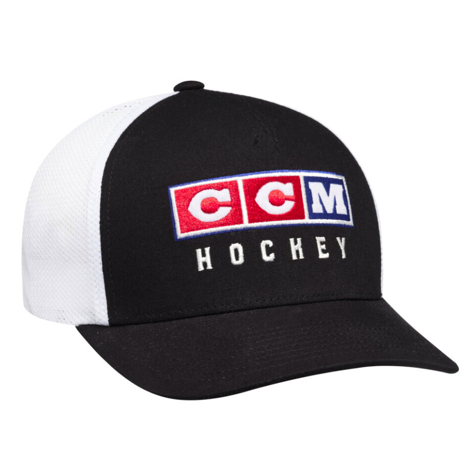 Kšiltovka CCM Vintage Fall Meshback Trucker Black Žák (youth) - main (1)