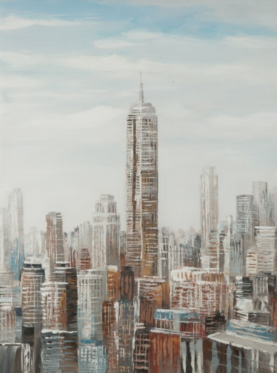 ArtFir Obraz MĚSTO 564 | béžová 60 x 80 cm - main (0)