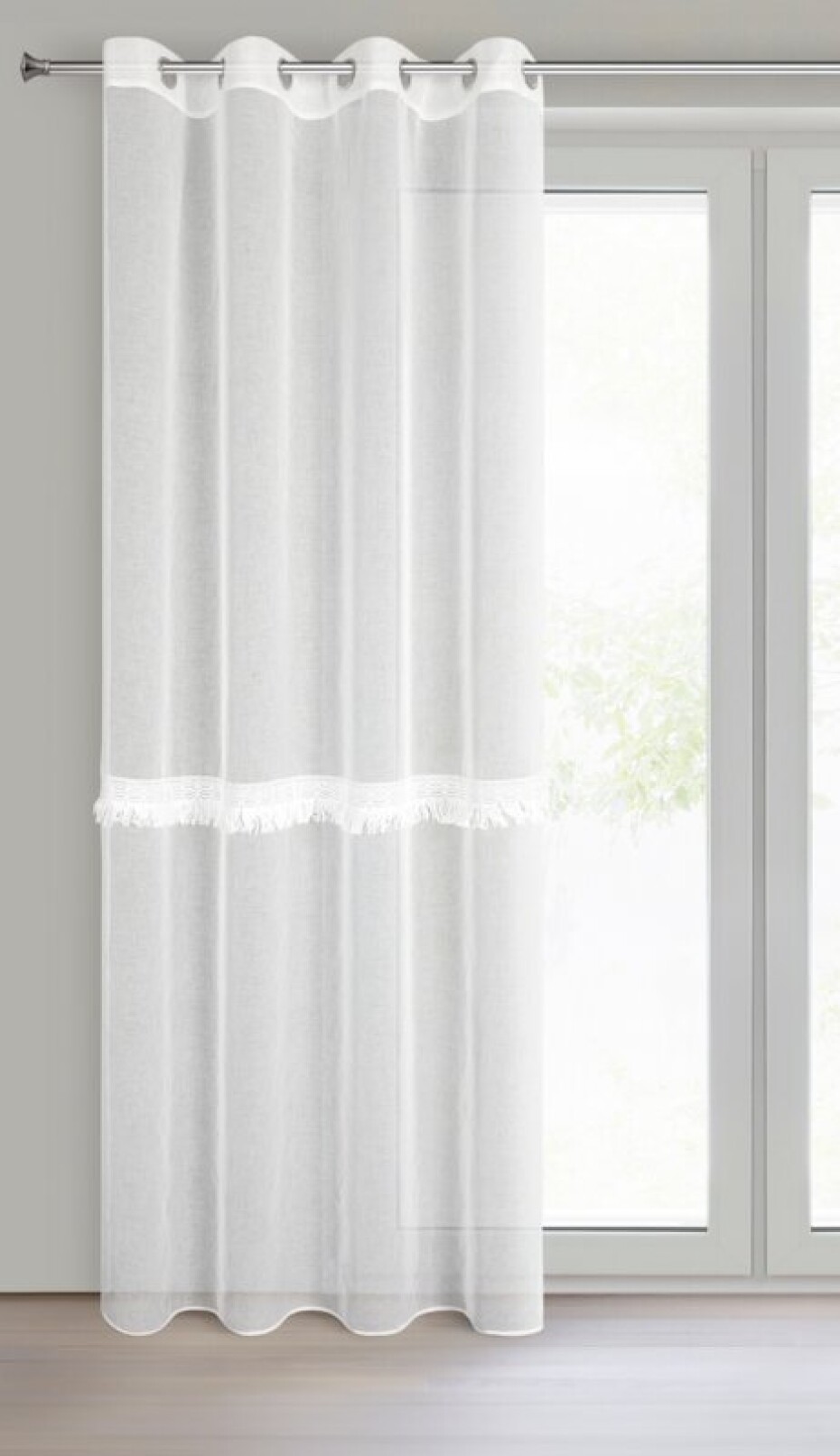 ArtFir Záclona ROXANA K | bílá 140 x 250 cm - main (1)