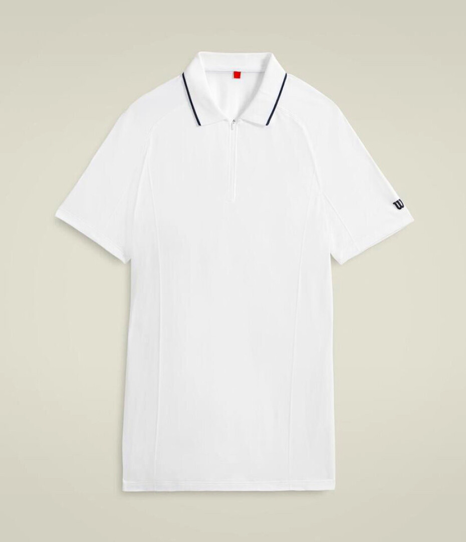 Pánské tričko Wilson  M Team Seamless Polo 2.0 Bright White XL - main (1)