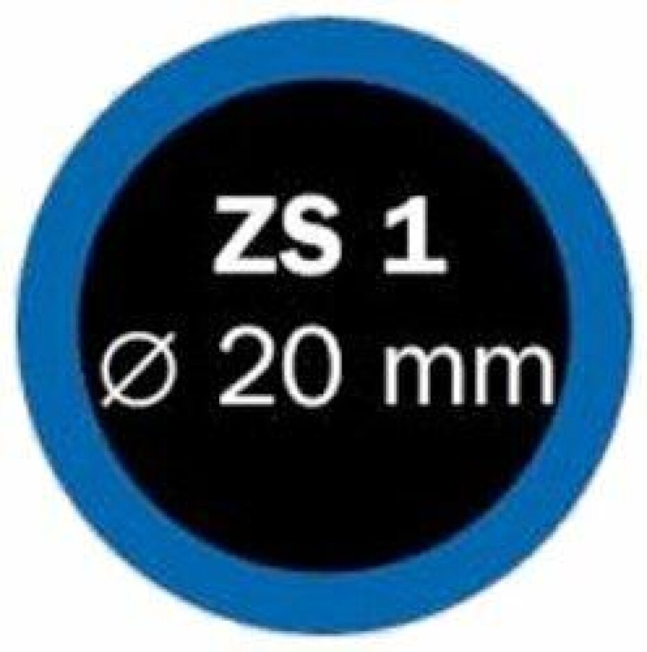 Ferdus záplaty ZS 1 pr.20mm balení 100ks - main (0)