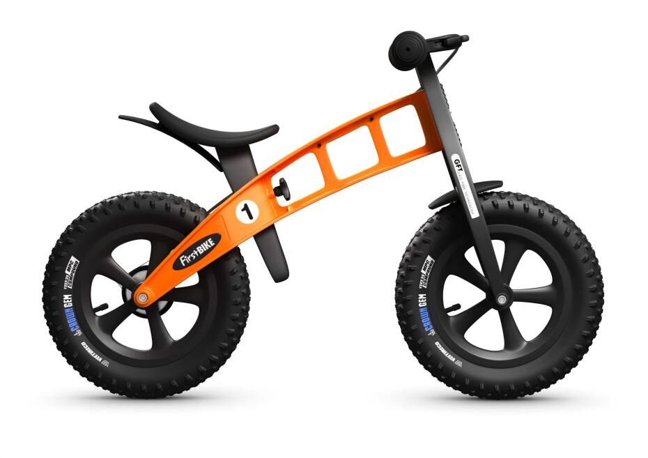 Dětské odrážedlo FirstBike  FAT Edition Orange - main (4)