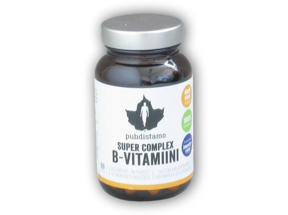 Puhdistamo Super Complex B-Vitamiini 60 kapslí - main (0)