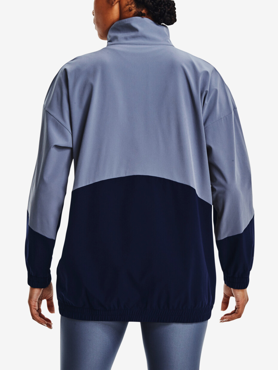 Under Armour Woven FZ Jacket W fialová - main (5)