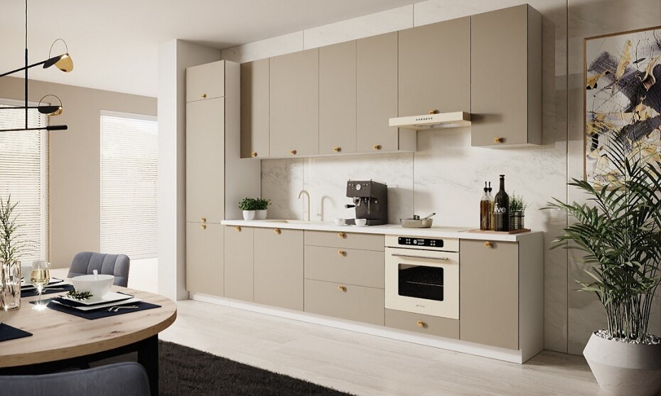 ArtExt Kuchyňská skříňka horní BONN | W4BS 80 LAM Barva korpusu: Černá - main (7)