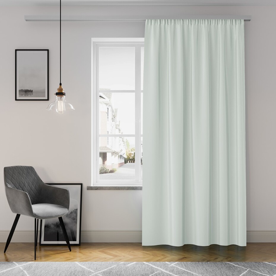 ArtFlhf Zatemňovací závěs OXFORD PLEAT P | 140 x 250 cm Barva: Silver - main (1)