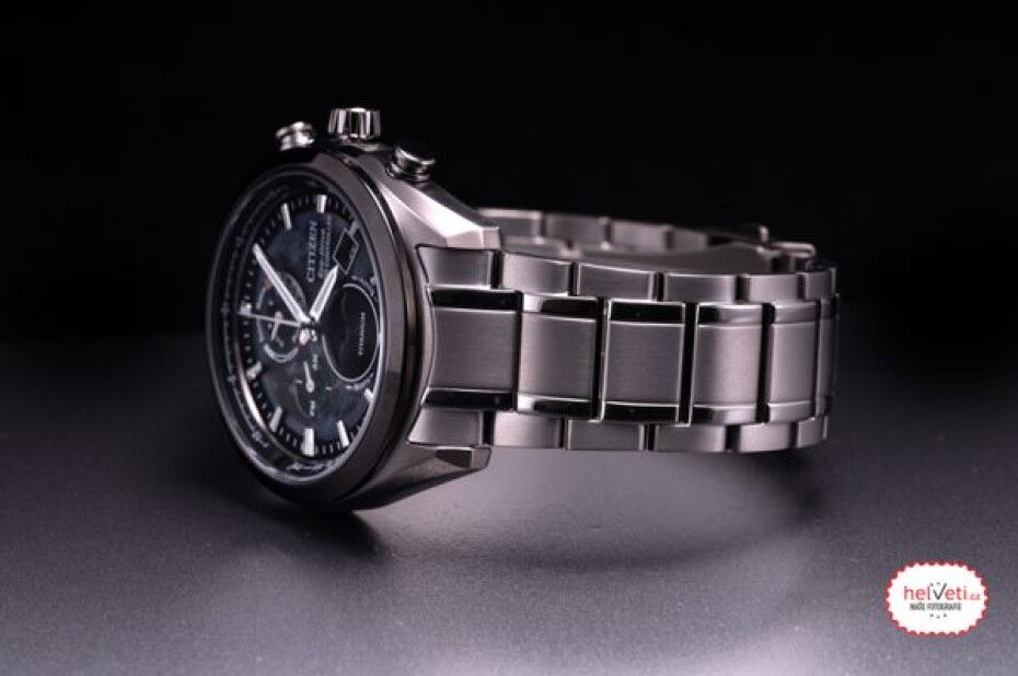 Citizen Eco-Drive Radio Controlled Tsukiyomi Moonphase Super Titanium BY1018-80E - main (2)
