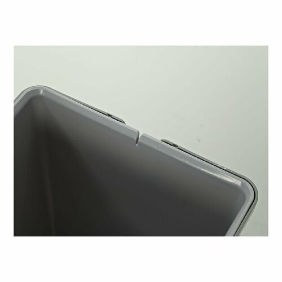Elletipi Plastový koš s rukojeťmi 15 l, šedá, 15 l - main (1)