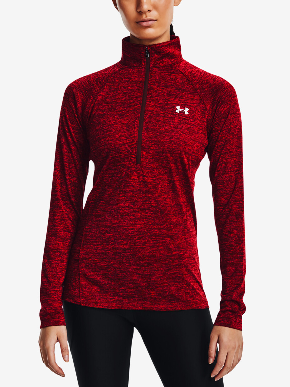 Under Armour Tech Twist LS Chestnut Red/Metallic Silver - main (0)